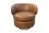 Poltrona  Porto Com Base Giratoria Couro Legitimo
