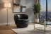 Poltrona  Porto Com Base Giratoria Couro Legitimo
